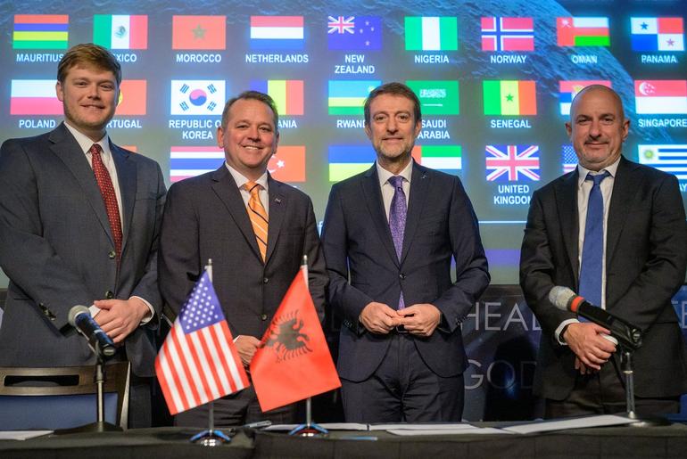 NASA Welcomes Albania as Newest Artemis Accords Signatory