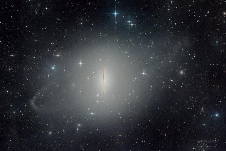 APOD: 2026 October 5 – M104: The Sombrero Galaxy’s Tidal Streams