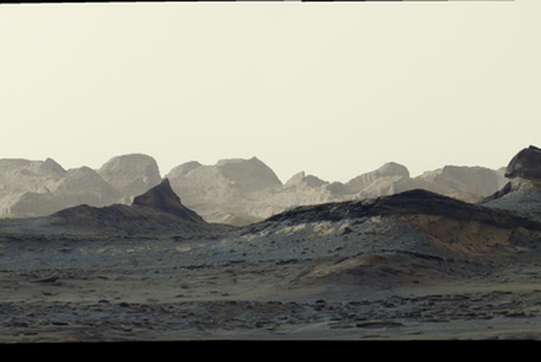 NASA’s Curiosity Captures Dawn Breaking on Wind-Carved Cliffs