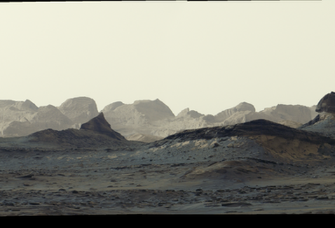 NASA’s Curiosity Captures Dawn Breaking on Wind-Carved Cliffs