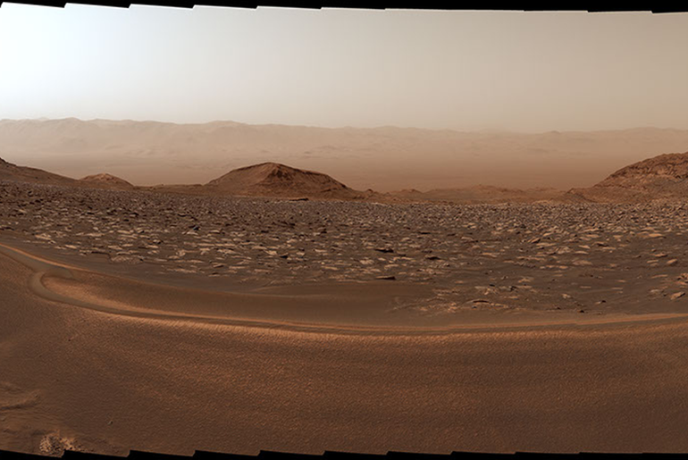 NASA’s Curiosity Looks Back After Reaching Elevation Milestone
