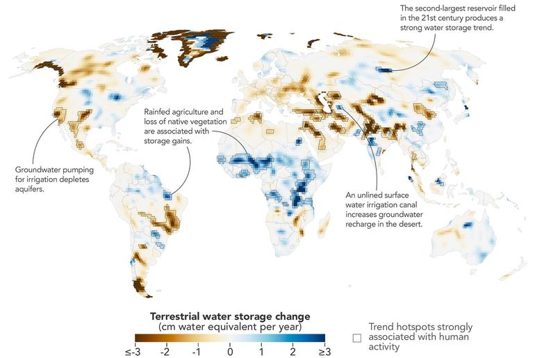The Human Fingerprint on Earth’s Water Cycle